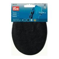 Prym Sew On Imitation Nappa Leather Elbow & Knee Patches Black