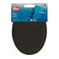 Prym Sew On Imitation Nappa Leather Elbow & Knee Patches Dark Grey