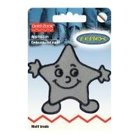 prym self adhesive embroidered motif applique star