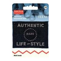 Prym Iron On Embroidered Jeans Label Motif Authentic Life-Style