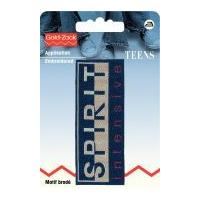 prym iron on embroidered label motif applique spirit