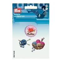 Prym Self Adhesive Embroidered Motif Applique Wool Set