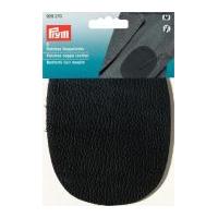 Prym Sew On Nappa Real Leather Elbow & Knee Patches Black