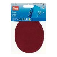 Prym Sew On Imitation Suede Elbow & Knee Patches Red