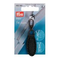 Prym Replacement Imitation Leather Zip Fastener Puller Dark Blue