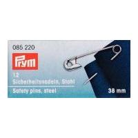 Prym Hardened Metal Safety Pins Silver