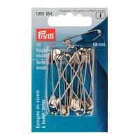 prym safety pins with ball silver