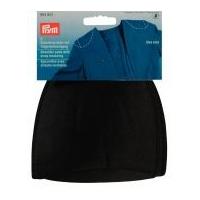 prym raglan set in shoulder pads with strap fastening black