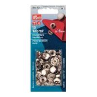 prym anorak press fasteners refill pack silver