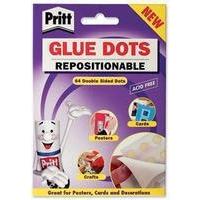 Pritt Glue Dots Repositionable Clear Wallet of 64 854242
