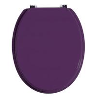 premier housewares purple zinc alloy fittings toilet seat