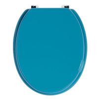 Premier Housewares Turquoise Zinc Alloy Fittings Toilet Seat