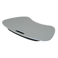 premier housewares laptop tray with padded rest in grey