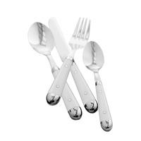 Premier Housewares Brasserie 16 Piece Cutlery Set in White