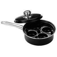 premier housewares 4 egg poacher in black