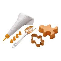 Premier Housewares Childrens 5 Piece Gingerbread Man Baking Set