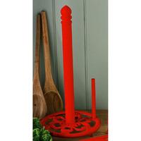Premier Housewares Kitchen Roll Holder in Red