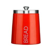 Premier Housewares Madison Bread Bin in Red