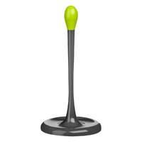 Premier Housewares Kitchen Roll Holder in Grey and Lime Green