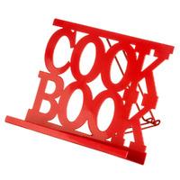 Premier Housewares Enamel Cook Book Stand in Red
