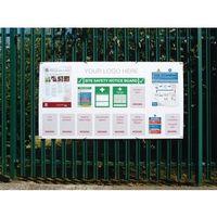 PROJECT SITE SAFETY BOARD 2100X1100MM