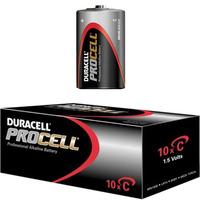 Procell C Alkaline Batteries - 10 Per Pack (Procell LR14 MN1400)