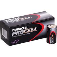 Procell D Alkaline Batteries - 10 Per Pack (Procell LR20 MN1300)