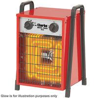 Price Cuts Clarke Devil 6003 Industrial Electric Fan Heater