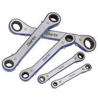price cuts clarke pro40 5 pce angle head ratchet spanner set imperial