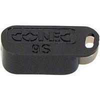 protective cap conec 160x10449x black 1 pcs