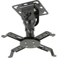 Projector ceiling mount Tiltable, Rotatable Max. distance to floor/ceiling: 17 cm My Wall H16-7SL Black