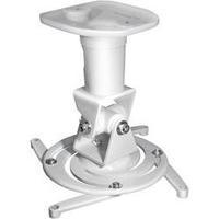 Projector ceiling mount Tiltable, Rotatable Max. distance to floor/ceiling: 22.5 cm My Wall H16-1WL White