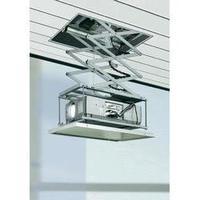 Projector ceiling mount Motorised Max. distance to floor/ceiling: 120 cm Kindermann Quadro Deckenlift Standard 120 Whit