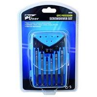 pro user bb sd350 precision screwdriver set silver 6 piece