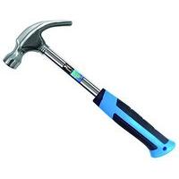 Pro User Bb-hm156 16 Oz Tubular Steel Claw Hammer With Tpr Grip - Blue