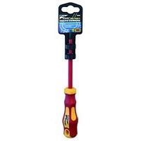 Pro User Bb-sd452 4 x 100mm Slotted Vde Insulated Screwdriver - Red