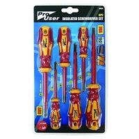 Pro User Pro User Bb-sd450 Insulated Screwdriver Set - Red/yellow (6-piece)