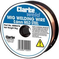 Price Cuts Clarke Mild Steel Welding Wire 0.6mm 5kg