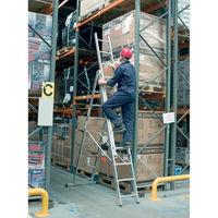 price cuts youngman combi 100 3 section trade ladder 20m