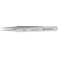 Precision tweezers 2 SA Pointed, medium 120 mm TOOLCRAFT 817963