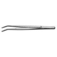 precision tweezers blunt curved 160 mm donau pz8