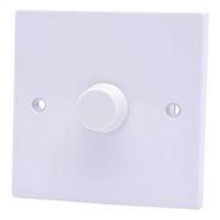 Propower 13A 1-Way White Dimmer Switch