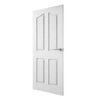 Premdor 4 Panel Textured Top Arch Internal Door 78in x 24in x 35mm (1981 x 610mm)