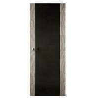 Premdor Grey and Black Two Stile FD30 Internal Fire Door 78in x 34in x 44mm (1981 x 864mm)