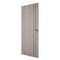 premdor light grey 4 line vertical solid core internal door 2040 x 726 ...