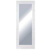 Premdor 4 Line Horizontal Wide Clear Glazed Internal Door 78in x 33in x 35mm (1981 x 838mm)