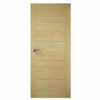 Premdor Milano Oak Fully Finished Internal Fire Door 2040 x 826 x 44mm (80.3 x 32.5in)