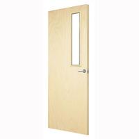 Premdor Popular Paint Grade 3G Clear Glazed Internal Fire Door 2040 x 826 x 44mm (80.3 x 32.5in)