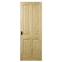 premdor 4 panel clear pine victorian internal door 78in x 24in x 35mm  ...