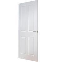 Premdor 4 Panel Textured Internal Door 78in x 18in x 35mm (1981 x 457mm)